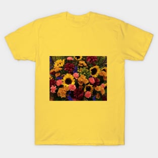 sunflower floral T-Shirt